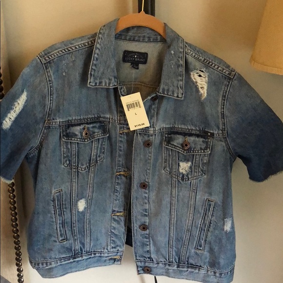 short sleeve jean jacket